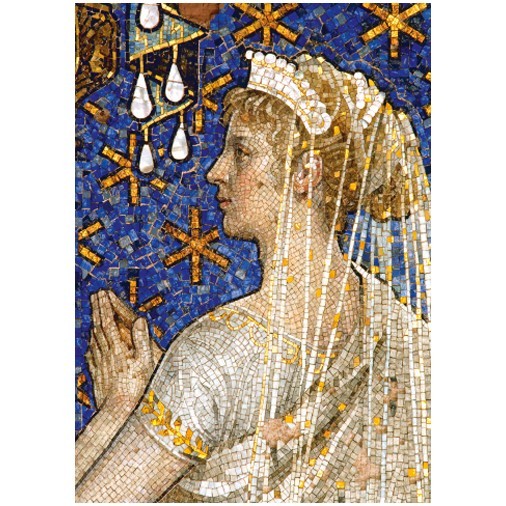 Set Postkarten (groß): 12 Mosaike aus der Gedenkhalle