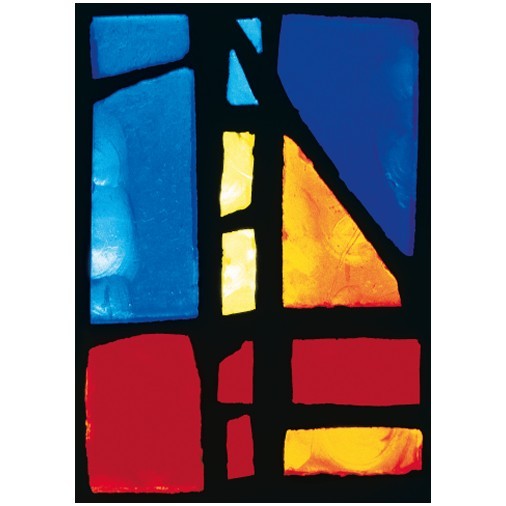 Postkarten (groß): Innenraum blaue Kirche (Auswahl)