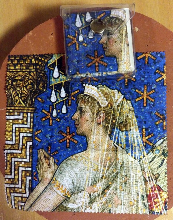 Brillenputztuch Mosaik - Königin Luise